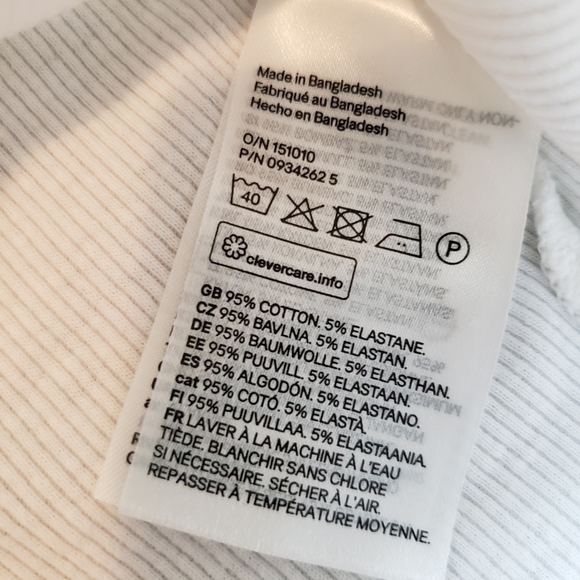 H&M Size M Cropped High Neck Tank with Black Bias - Picture 3 of 6